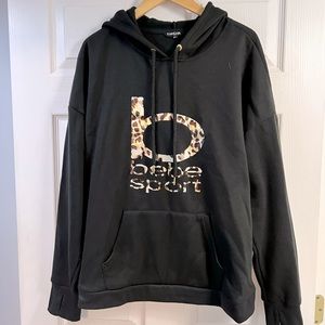Bebe sport hoodie size 2X black